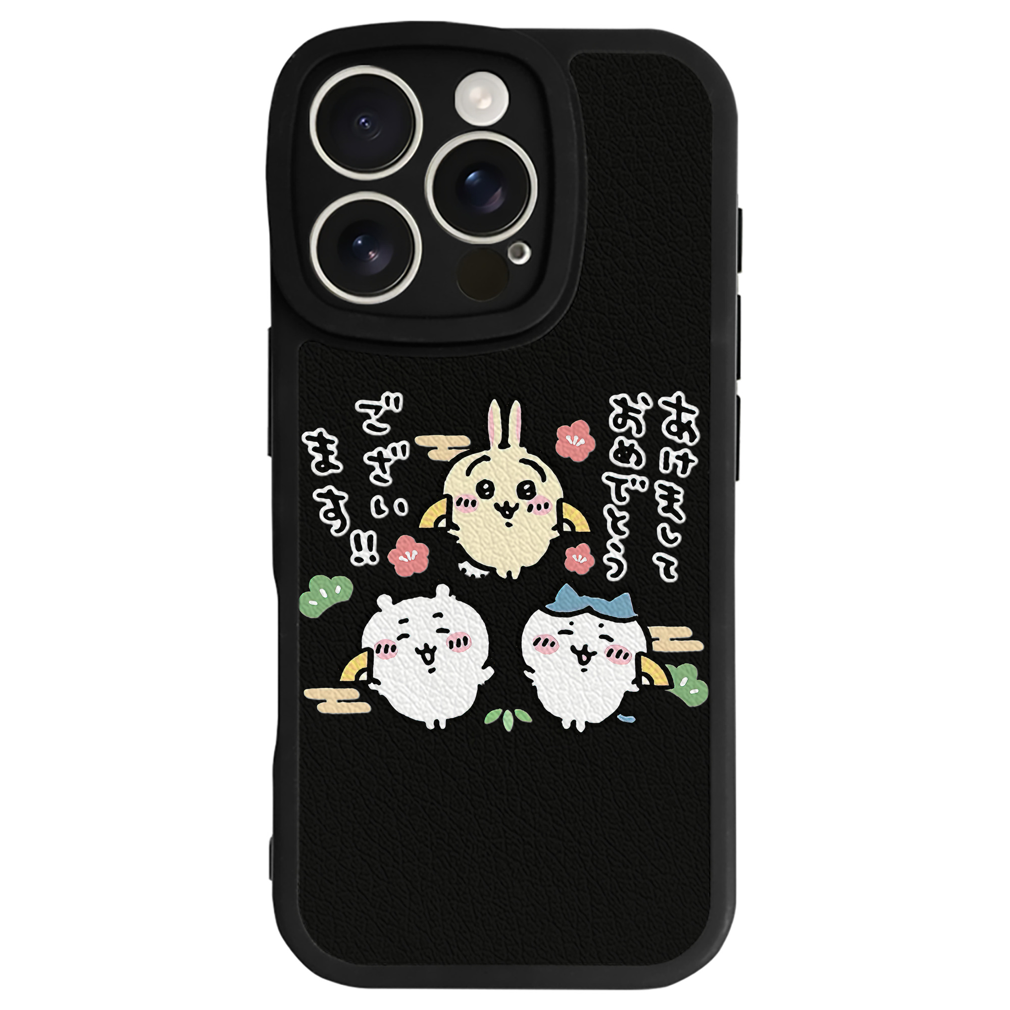 （画像用） ちいかわ ちいかわ Chii-kawa chiikawa 【iPhone 16シリーズ対応】シリコンスマホケース（レザー調） 材質：シリコン